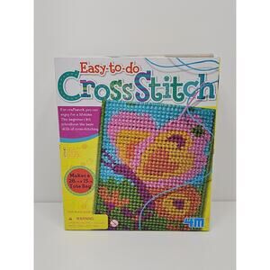 4M: Easy-To-Do - Cross Stitch - DIY Sewing Craft Kit, Beginner Friendly, Kids 8+